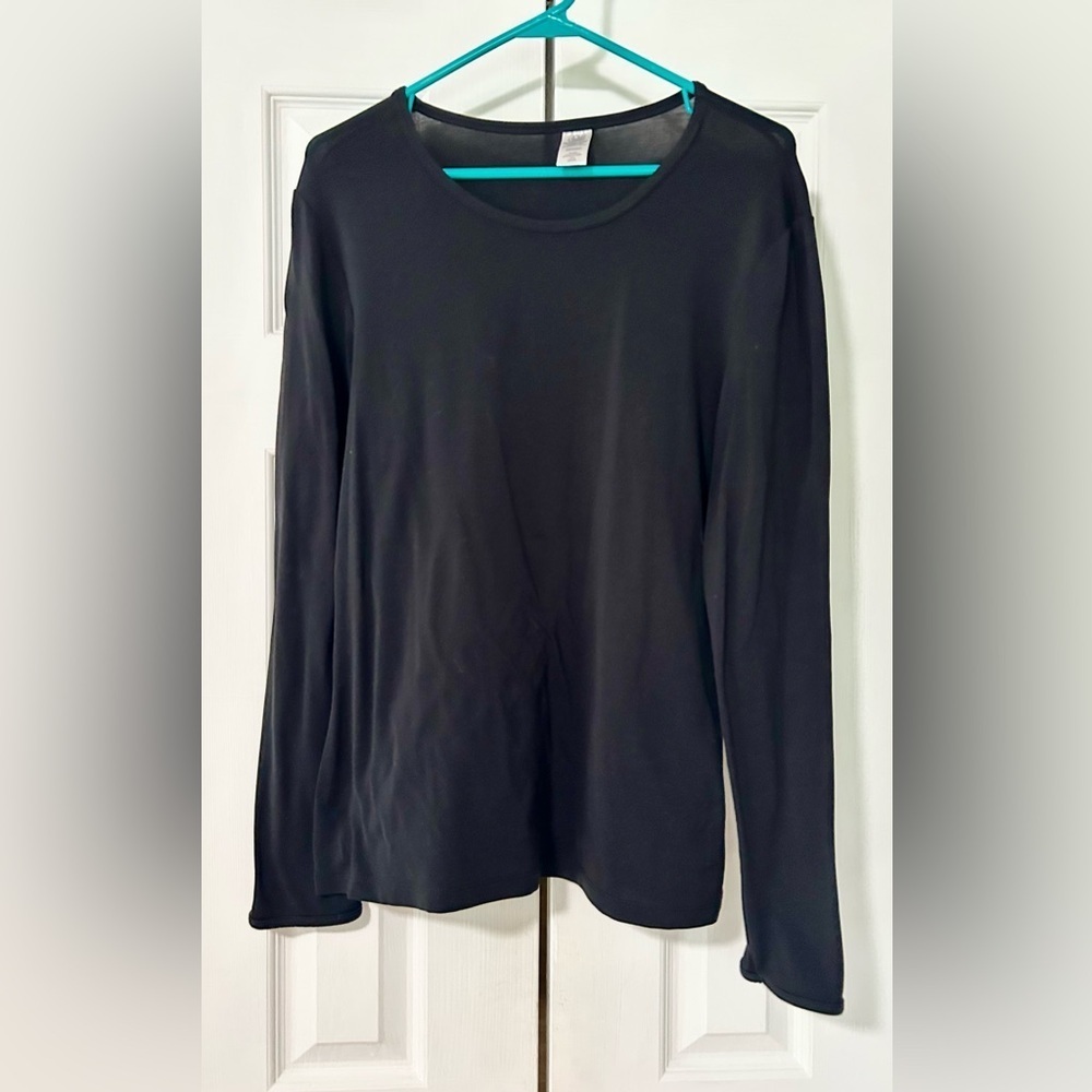 Chill chasers shirt top woman size large black